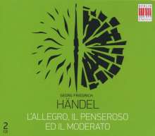 Georg Friedrich Händel (1685-1759): L'Allegro,Il Penseroso ed Il Moderato (in dt.Spr.), 2 CDs