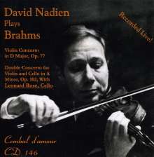 David Nadien plays Brahms, CD