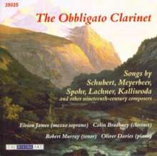 Eirian James - The Obbligato Clarinet (Lieder mit obligater Klarinette), CD