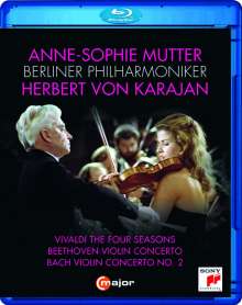 Anne-Sophie Mutter &amp; Herbert von Karajan - Violinkonzerte, Blu-ray Disc