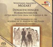 Wolfgang Amadeus Mozart (1756-1791): Donaueschinger Harmoniemusik zu "Entführung aus dem Serail", Super Audio CD