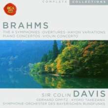 Johannes Brahms (1833-1897): Symphonien Nr.1-4, 5 CDs