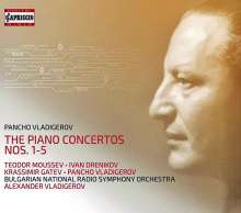 Pancho Vladigerov (1899-1978): Klavierkonzerte Nr.1-5, 3 CDs