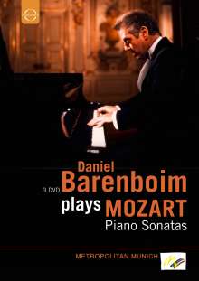 Daniel Barenboim plays Mozart, 3 DVDs