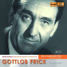 Gottlob Frick - Der schwärzeste Bass, 4 CDs