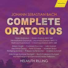 Johann Sebastian Bach (1685-1750): Helmuth Rilling - Complete Bach Oratorios, 4 CDs