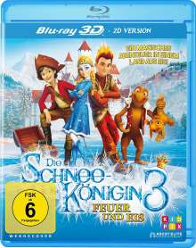 Die Schneekönigin 3 - Feuer und Eis (3D Blu-ray), Blu-ray Disc