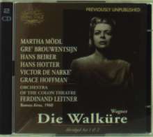 Richard Wagner (1813-1883): Die Walküre (Auszüge aus Akt I &amp; II), 2 CDs