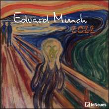 Edvard Munch 2022 - Wand-Kalender - Broschüren-Kalender - 30x30 - 30x60 geöffnet - Kunst-Kalender, Kalender
