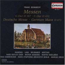 Franz Schubert (1797-1828): Messen D.167,452,872, CD
