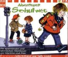 Lieder &amp; Geschichten: Abenteuer Schulweg, 2 CDs