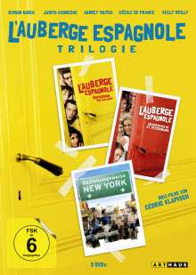 L'Auberge espagnole - Die Trilogie, 3 DVDs