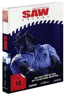 Saw: Spiral (Limited Collector’s Edition) (Ultra HD Blu-ray &amp; Blu-ray im Digibook), 1 Ultra HD Blu-ray und 1 Blu-ray Disc