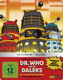 Dr. Who und die Daleks (Ultra HD Blu-ray &amp; Blu-ray im Steelbook), 1 Ultra HD Blu-ray und 1 Blu-ray Disc