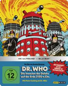 Dr. Who: Die Invasion der Daleks auf der Erde 2150 n. Chr. (Ultra HD Blu-ray &amp; Blu-ray im Steelbook), 1 Ultra HD Blu-ray und 1 Blu-ray Disc