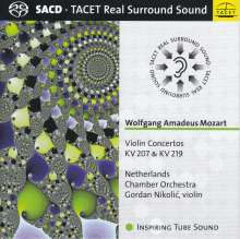 Wolfgang Amadeus Mozart (1756-1791): Violinkonzerte Nr.1 &amp; 5, Super Audio CD