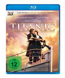 Titanic (1997) (3D &amp; 2D Blu-ray), 4 Blu-ray Discs