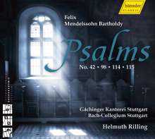 Felix Mendelssohn Bartholdy (1809-1847): Psalmen opp.31,42,51,91, CD