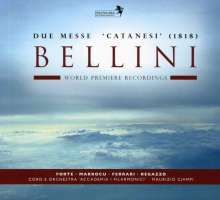 Vincenzo Bellini (1801-1835): Messen in D &amp; G, CD