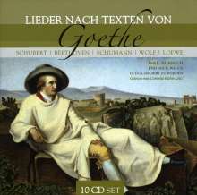 Lieder nach Texten von Goethe, 10 CDs