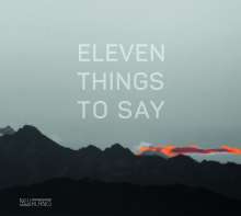 Jonas Winterhalter: Eleven Things To Say, CD