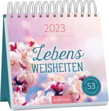 Postkartenkalender Lebensweisheiten 2023, Kalender