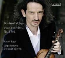Wilhelm Bernhard Molique (1802-1869): Violinkonzerte Nr.3 d-moll op.10 &amp; Nr.6 e-moll op.30, CD