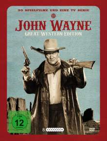 John Wayne - Great Western Edition (30 Filme und 1 TV-Serie auf 8 DVDs), 8 DVDs