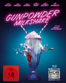 Gunpowder Milkshake (Ultra HD Blu-ray &amp; Blu-ray im Mediabook), 1 Ultra HD Blu-ray und 1 Blu-ray Disc