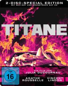 Titane (Blu-ray im Steelbook), 1 Blu-ray Disc und 1 CD