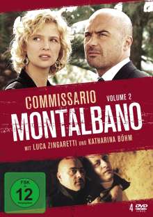 Commissario Montalbano Vol. 2, 4 DVDs