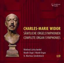 Charles-Marie Widor (1844-1937): Orgelsymphonien Nr.1-10, 6 CDs