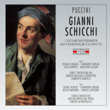 Giacomo Puccini (1858-1924): Gianni Schicchi (2 Gesamtaufnahmen), 2 CDs