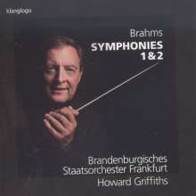 Johannes Brahms (1833-1897): Symphonien Nr.1 &amp; 2, CD