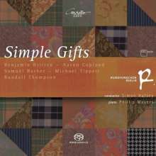 Rundfunkchor Berlin - Simple Gifts, Super Audio CD