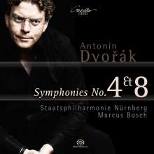 Antonin Dvorak (1841-1904): Symphonien Nr.4 &amp; 8, Super Audio CD