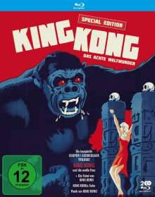 King Kong - Das achte Weltwunder: Die komplette Cooper-/Schoedsack-Trilogie (Special Edition) (Blu-ray), 2 Blu-ray Discs