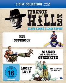 Terence Hill Box - Blaue Augen, flinke Fäuste (3 Filme) (Blu-ray), 3 Blu-ray Discs