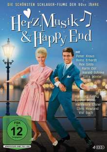 Herz, Musik &amp; Happy End - Die schönsten Schlager-Filme der 60er Jahre, 4 DVDs