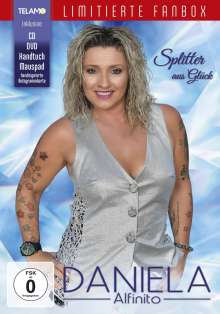 Daniela Alfinito: Splitter aus Glück (Limitierte Fanbox Edition), 1 CD, 1 DVD und 1 Merchandise