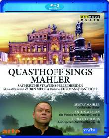 Quasthoff sings Mahler, Blu-ray Disc