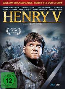 Henry V. / Der Sturm (Blu-ray &amp; DVD im Mediabook), 2 Blu-ray Discs und 1 DVD