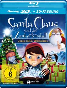Santa Claus und der Zauberkristall - Jonas rettes Weihnachten (Blu-ray), Blu-ray Disc