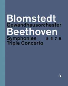 Ludwig van Beethoven (1770-1827): Symphonien Nr.5-7,9, 3 Blu-ray Discs