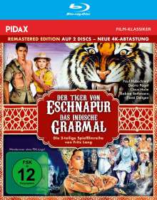 Der Tiger von Eschnapur / Das indische Grabmal (Blu-ray), 2 Blu-ray Discs
