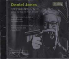 Daniel Jones (1912-1993): Symphonien Nr.12 &amp; 13, CD