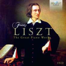 Franz Liszt (1811-1886): The Great Piano Works, 15 CDs