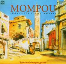 Federico Mompou (1893-1987): Sämtliche Klavierwerke, 4 CDs