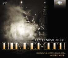 Paul Hindemith (1895-1963): Orchesterwerke, 5 CDs