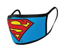 Stoffmaske - Superman (Logo) (2er-Pack), Merchandise